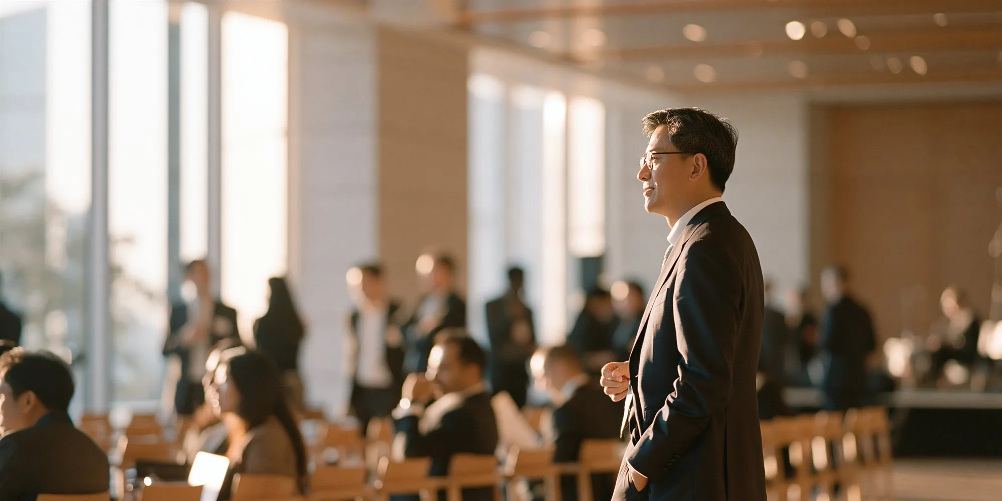 A Hong Kong business event setting