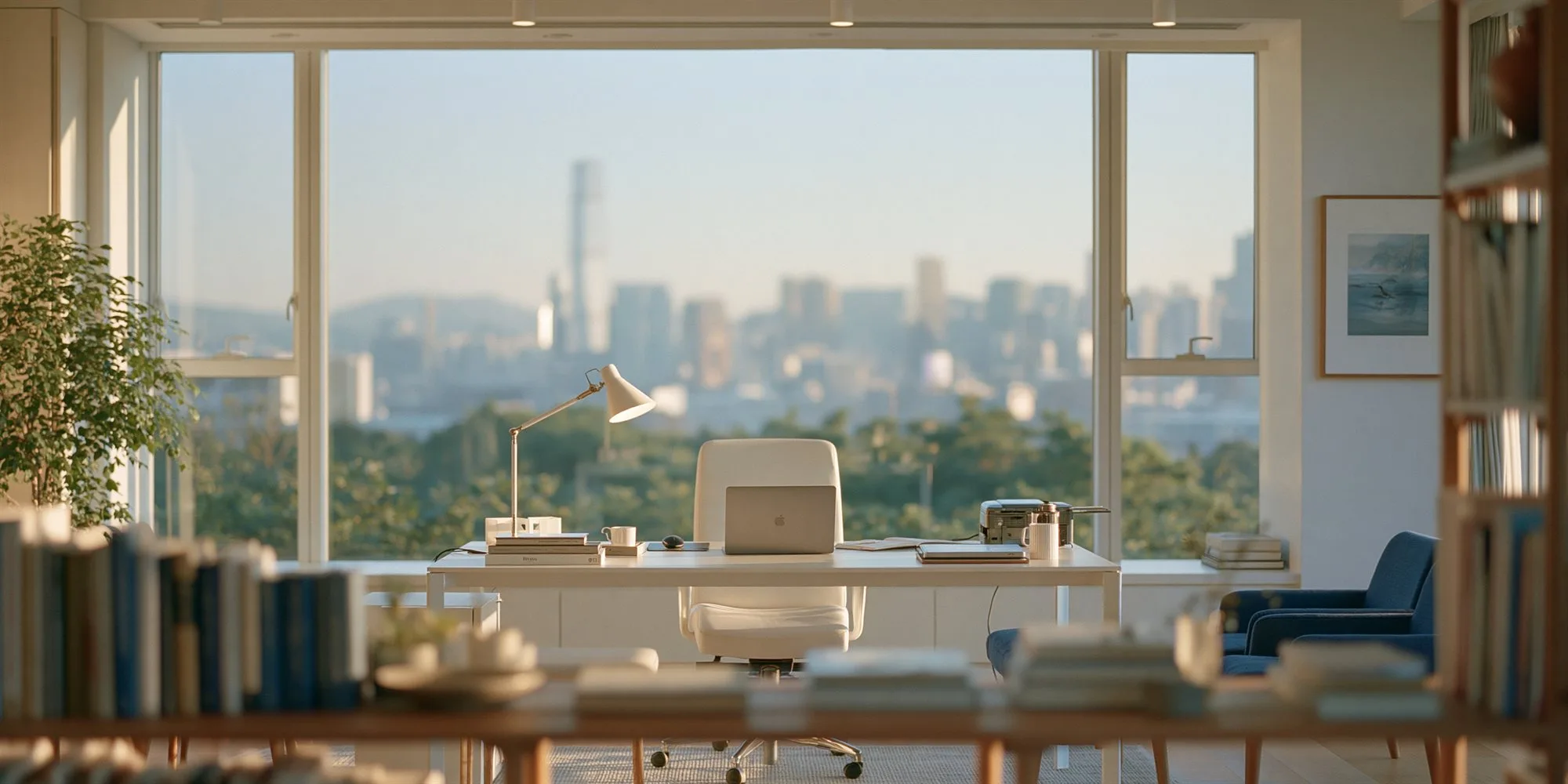 A modern Hong Kong office interior